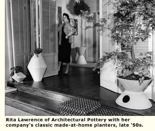 rita lawrence architectural pottery